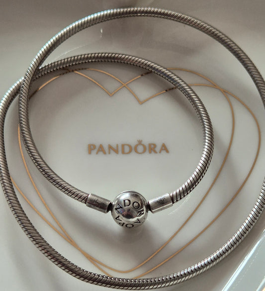 Pandora Moments snake chain  necklace 42cm