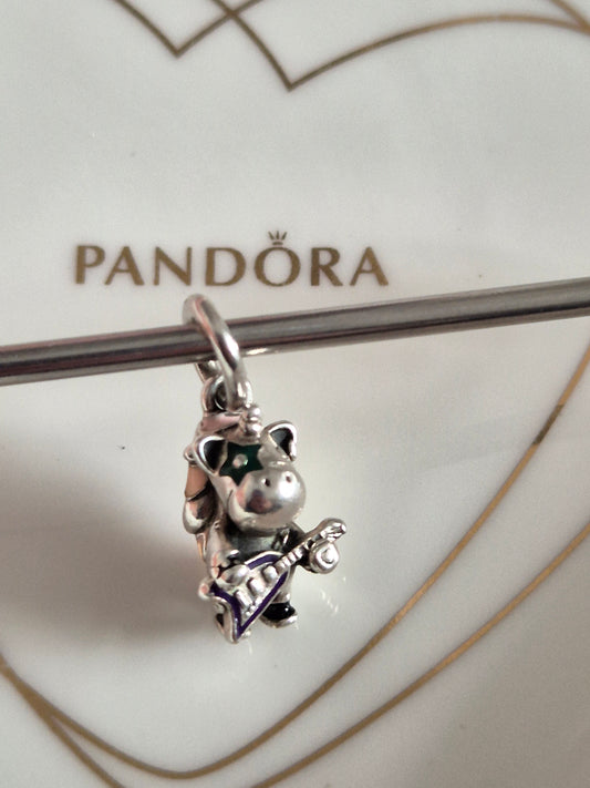 Bruno the Unicorn Punk Band Dangle Charm