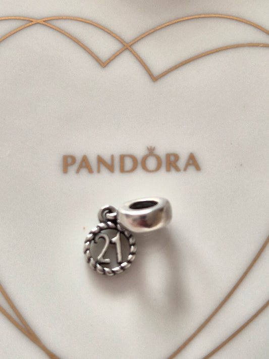 Pandora 21 charm
