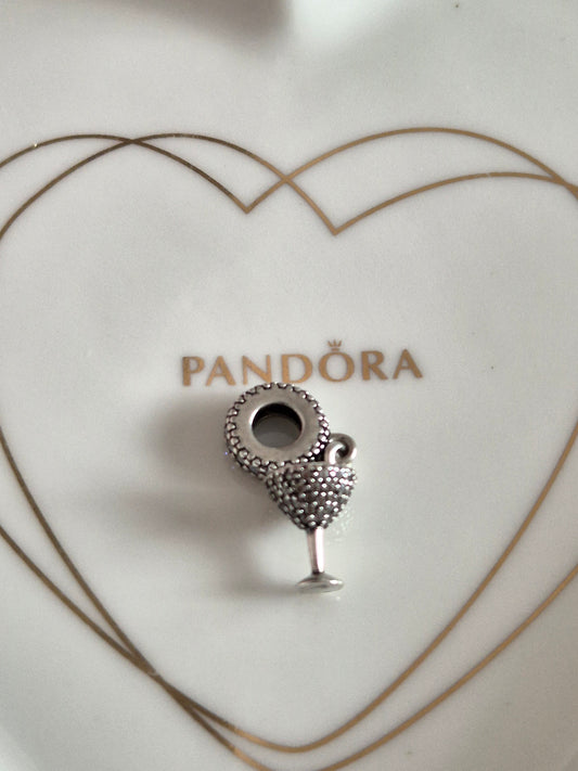 Pandora pave cocktail glass