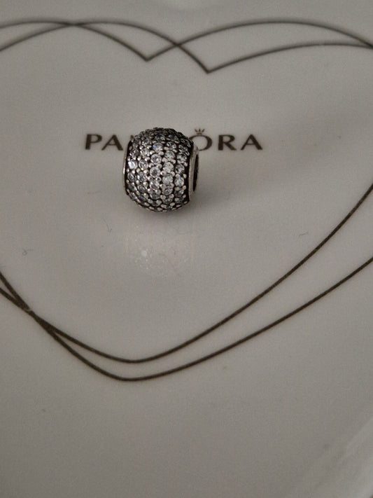 Pandora pave charm.
