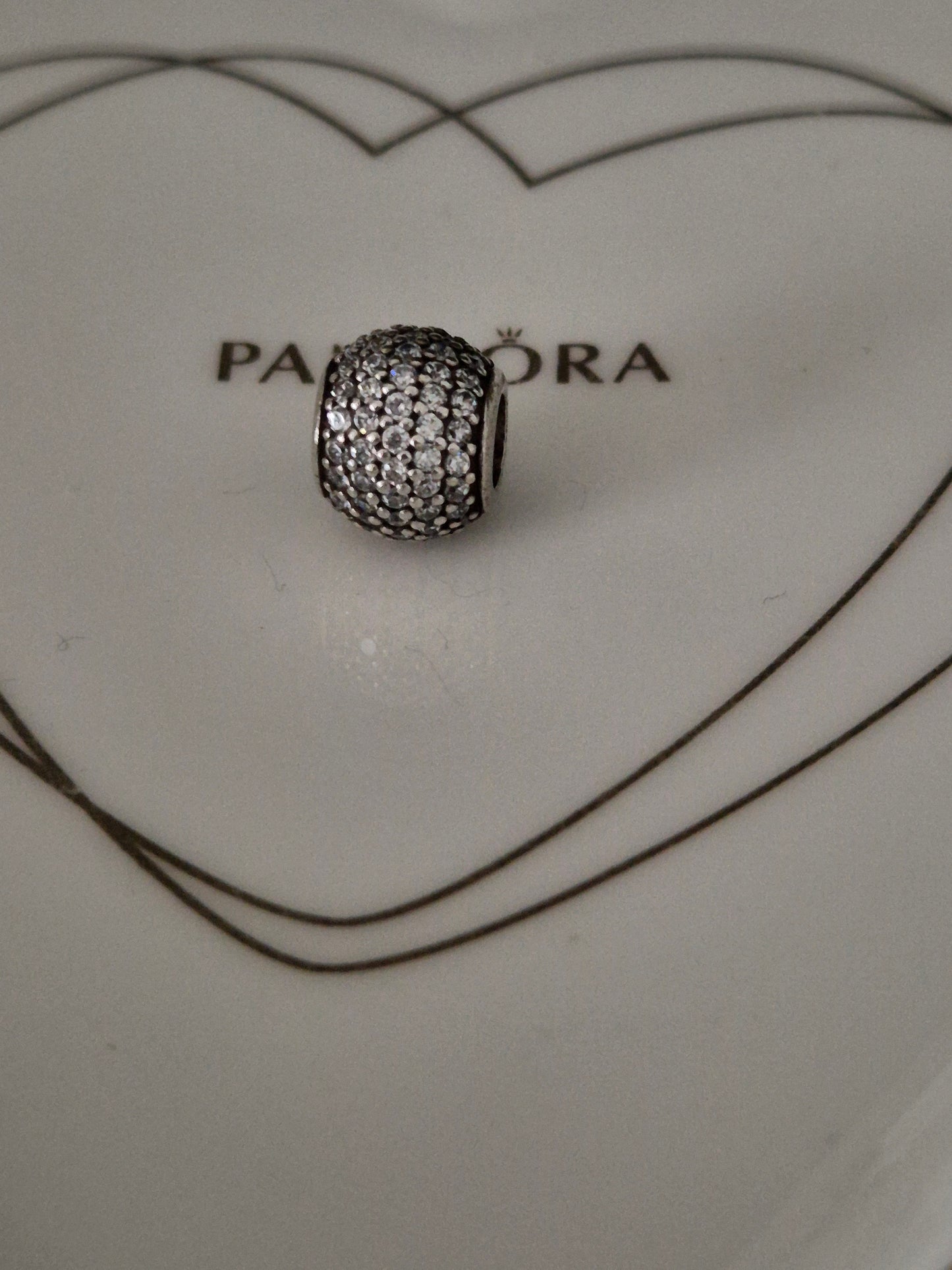 Pandora pave charm.