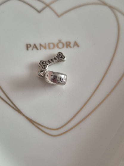 Pandora I love my dog charm