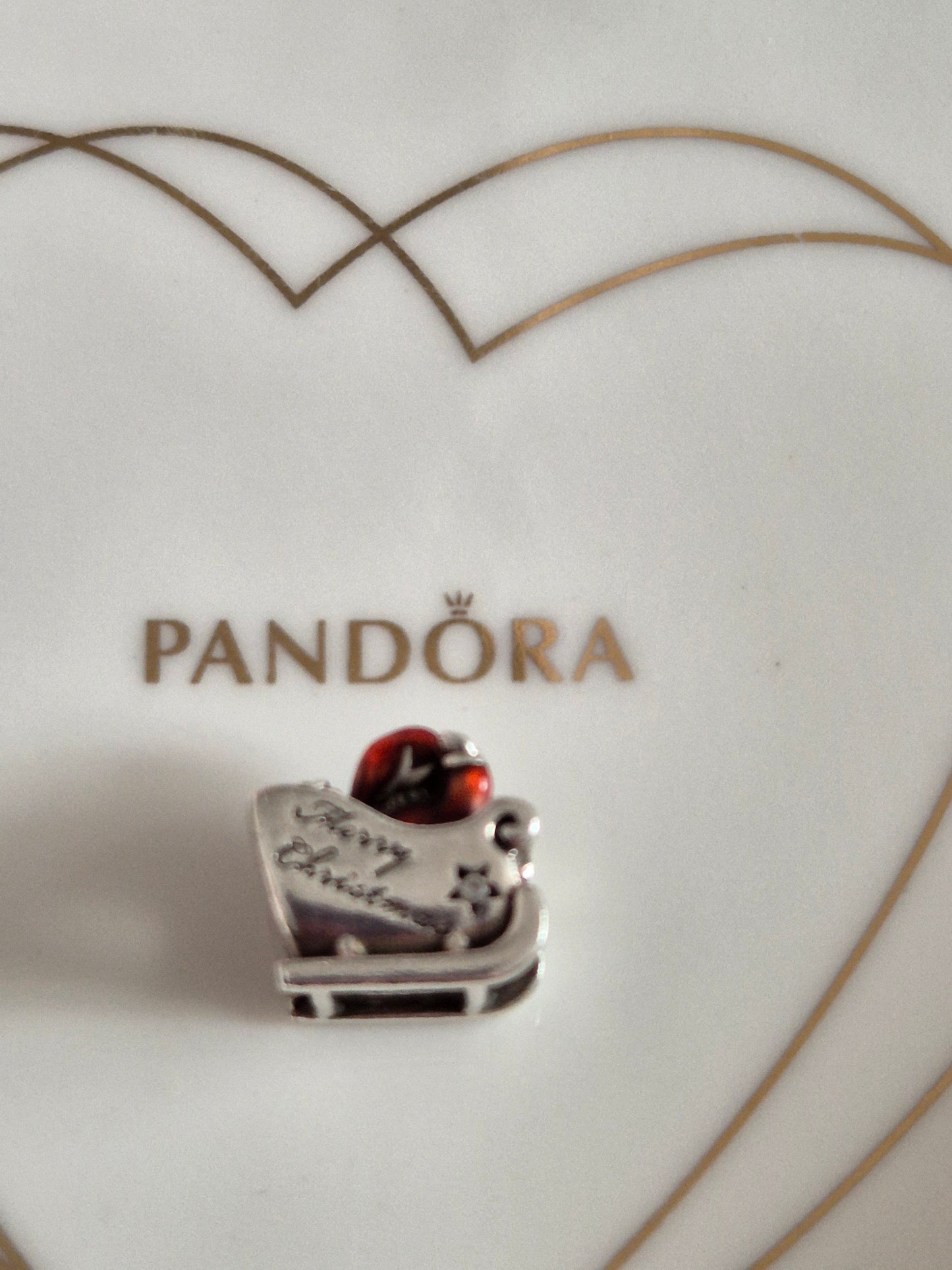 Pandora santa sleigh charm
