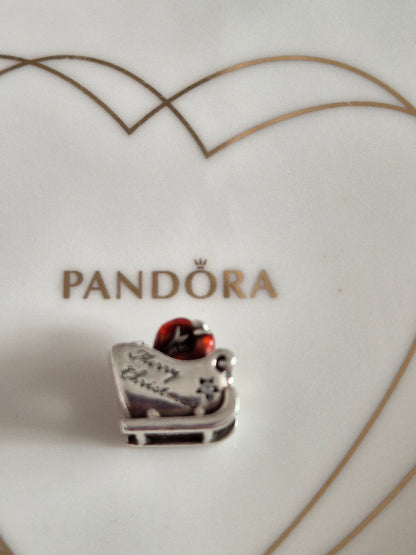Pandora santa sleigh charm