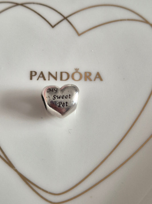 Pandora paw print charm